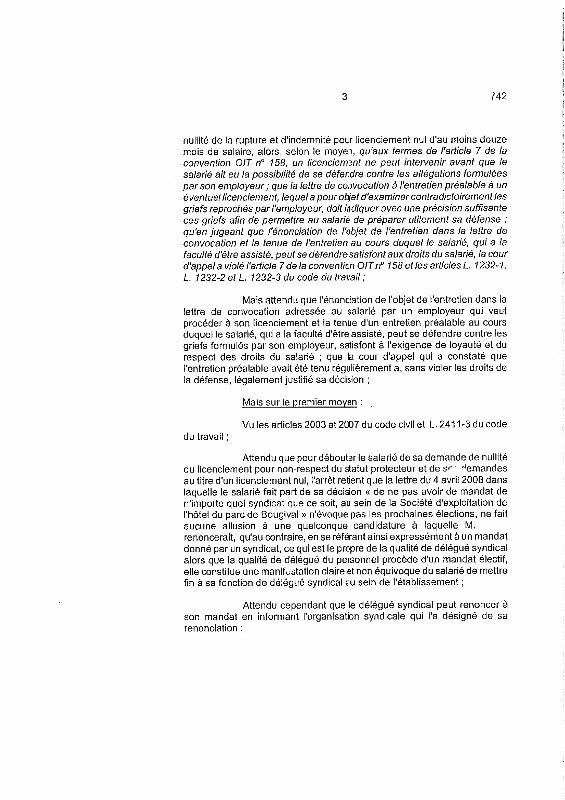 CONVOCATION ENTRETIEN PREALABLE UNE PURE FORMALITE